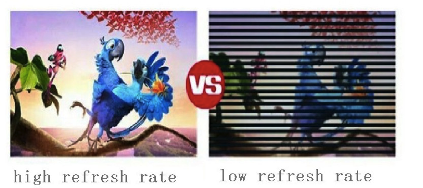 Refresh rate compared