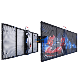 ATOP-PO Series Transparent Curtain Window Glass Led Video Wall Display High Brightness Transparent Led Screen