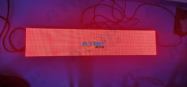 p6 outdoor led banner display 960x192x70mm-aging test (1)