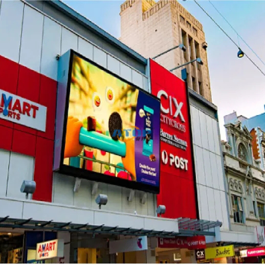 outdoor front maintenance led screen-application