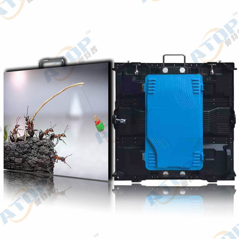 Outdoor P6 full color display 768x768 rental die-cast aluminum cabinet