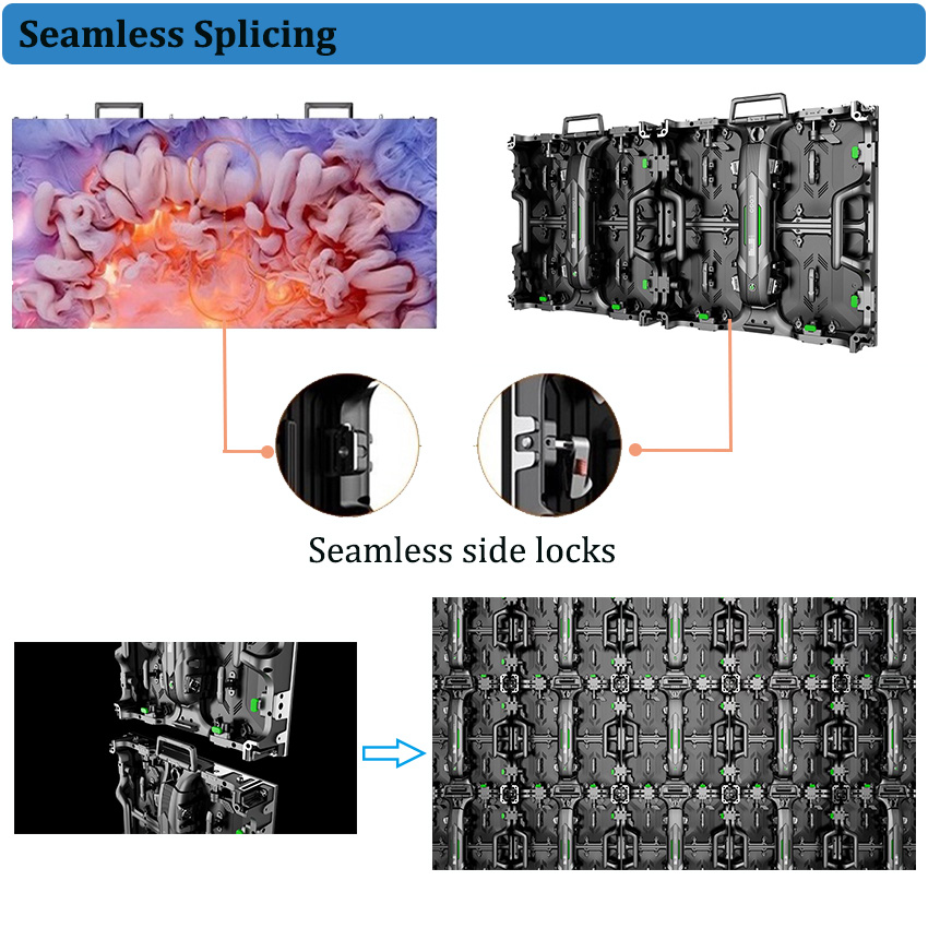 Led cabinet Seamless Splicing 
