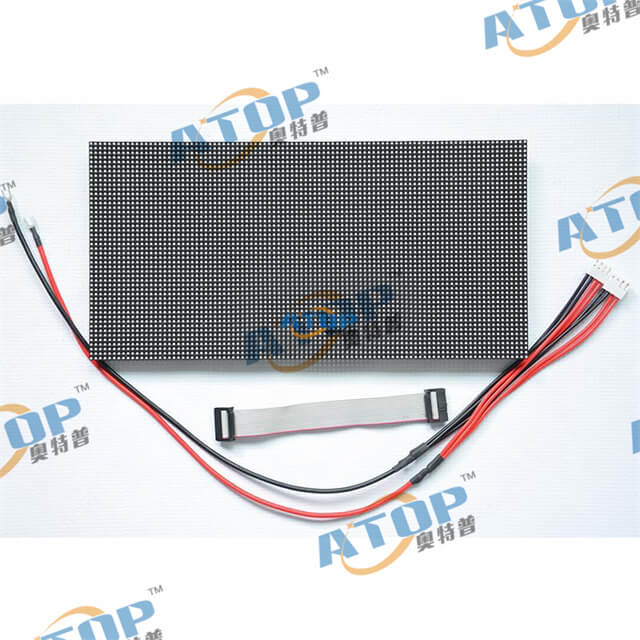 Full color P4 outdoor led module size 256x128mm
