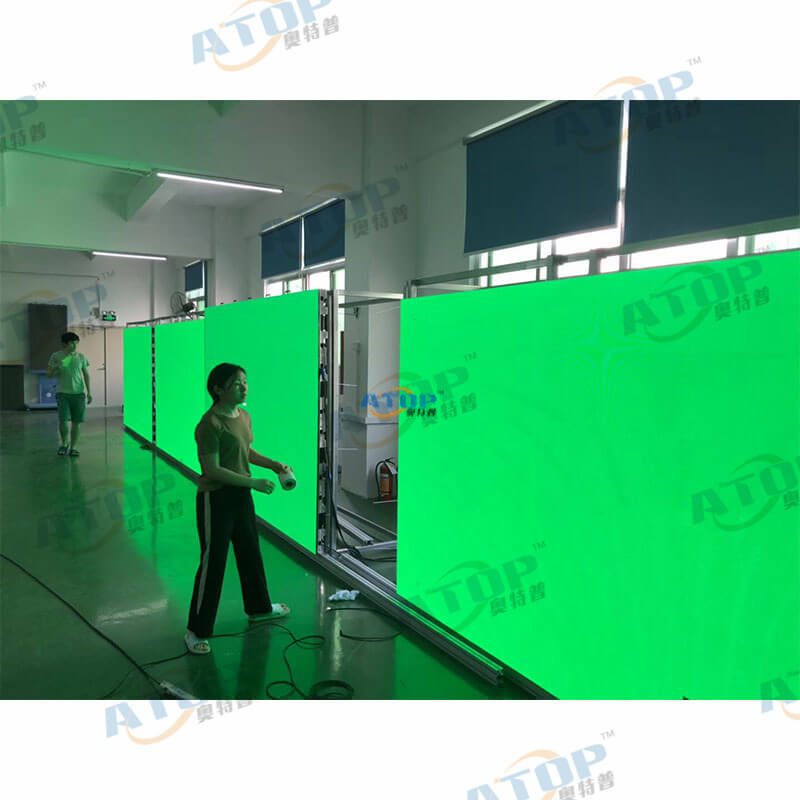 High brightness P1.667 indoor led video wall 600x337.5 cabinet