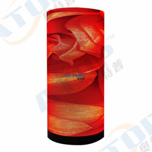  Creative Curved Indoor P3 flexible led module Cylinder LED Display Screen