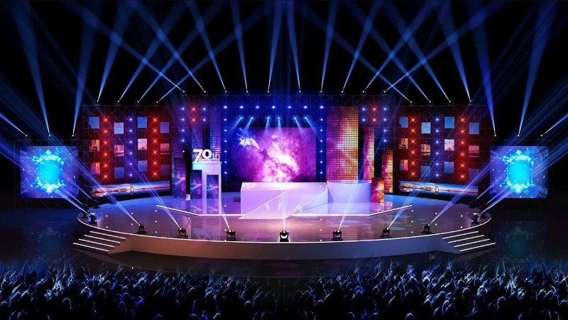 Rental-LED-display-in-the-stage