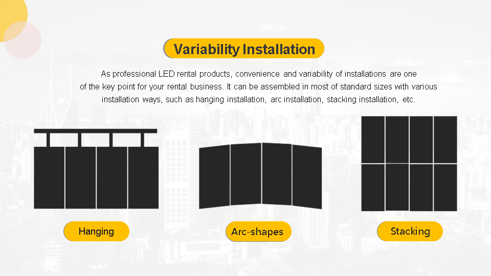 MC500C stage led screen